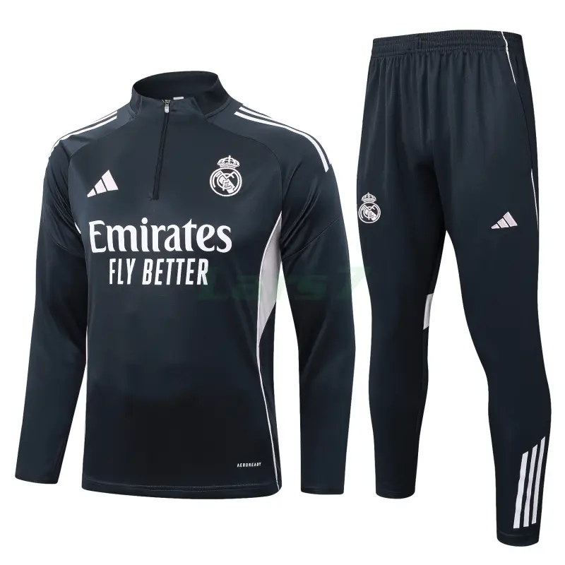 Sudadera De Entrenamiento Real Madrid 2025/2026 Kit Gris Oscuro/Rosa Claro