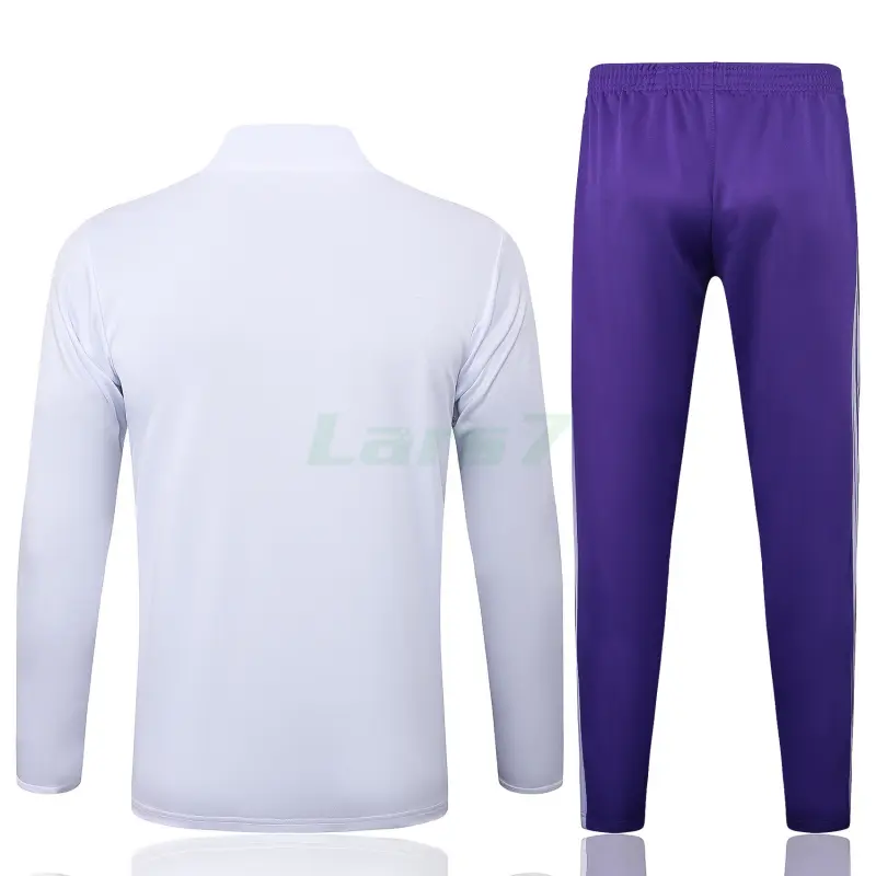 Sudadera De Entrenamiento Real Madrid 2025/2026 Retro Blanco/Morado