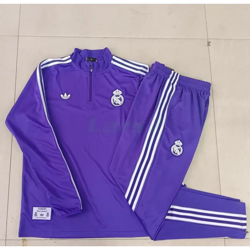 Sudadera De Entrenamiento Real Madrid 2025/2026 Retro Morado