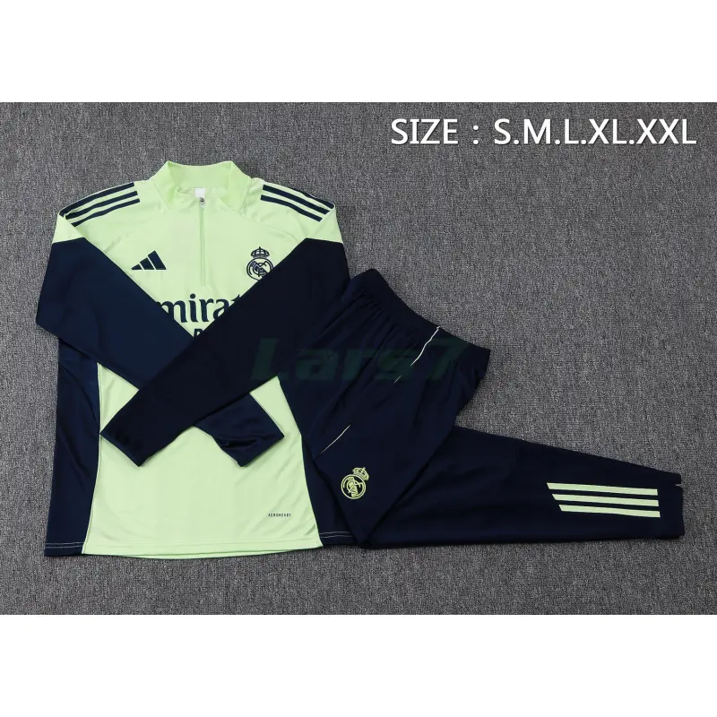 Sudadera De Entrenamiento Real Madrid 2025/2026 Verde Claro/Azul