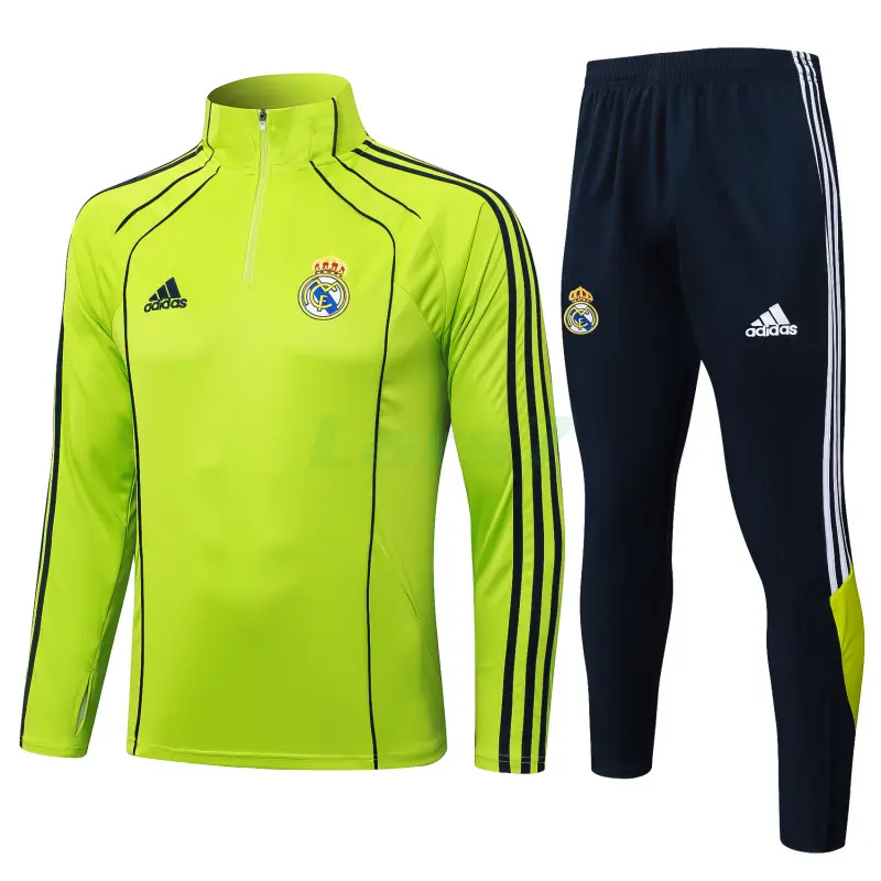 Sudadera De Entrenamiento Real Madrid 2025/2026 Kit Retro Verde Lima