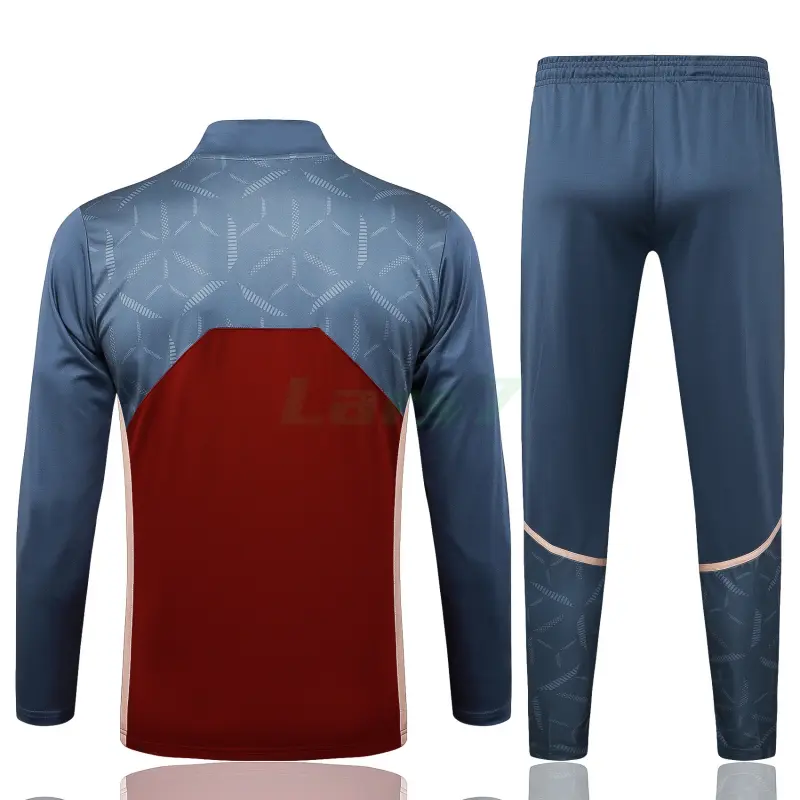 Sudadera De Entrenamiento São Paulo 2025/2026 Kit Rojo Oscuro/Gris