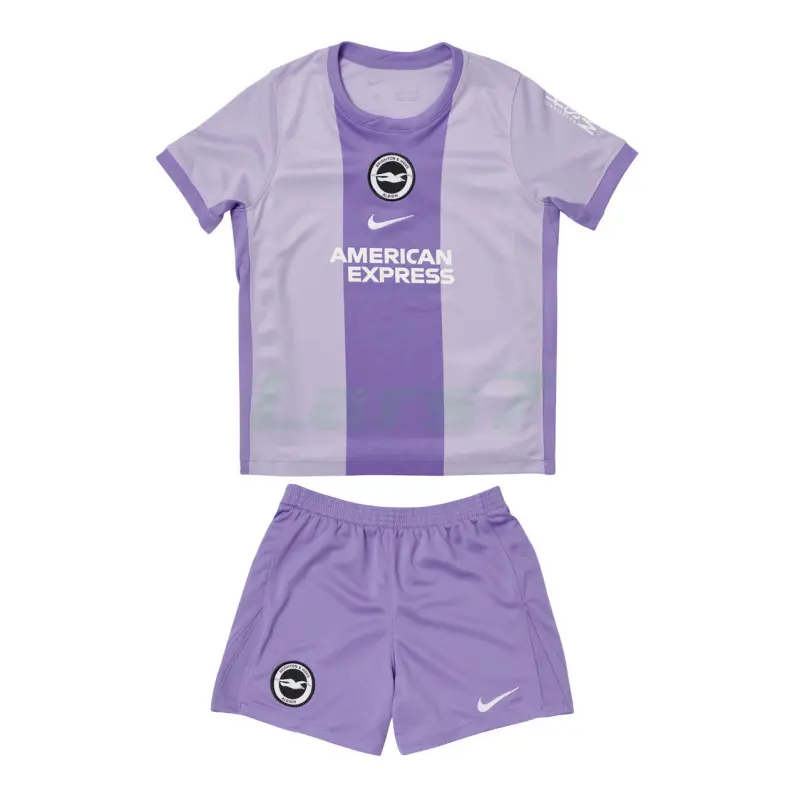 Camiseta Brighton 2ª Equipación 2025/2026 Morado Niño Kit
