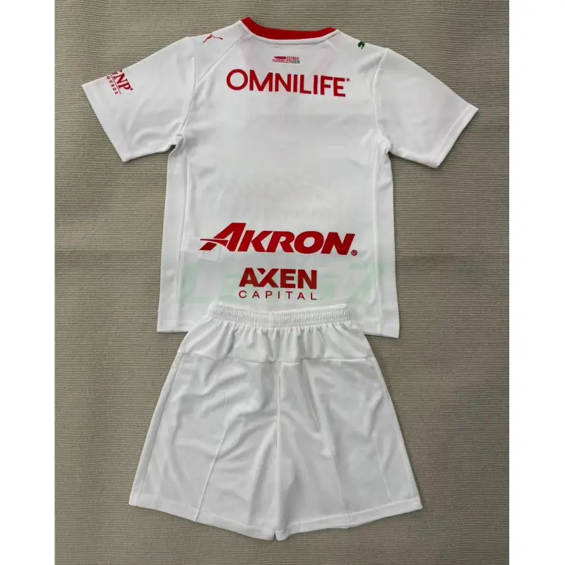 Camiseta Chivas 2ª Equipación 2025/2026 Blanco Niño Kit Camiseta Chivas 2ª Equipación 2025/2026 Blanco Niño Kit