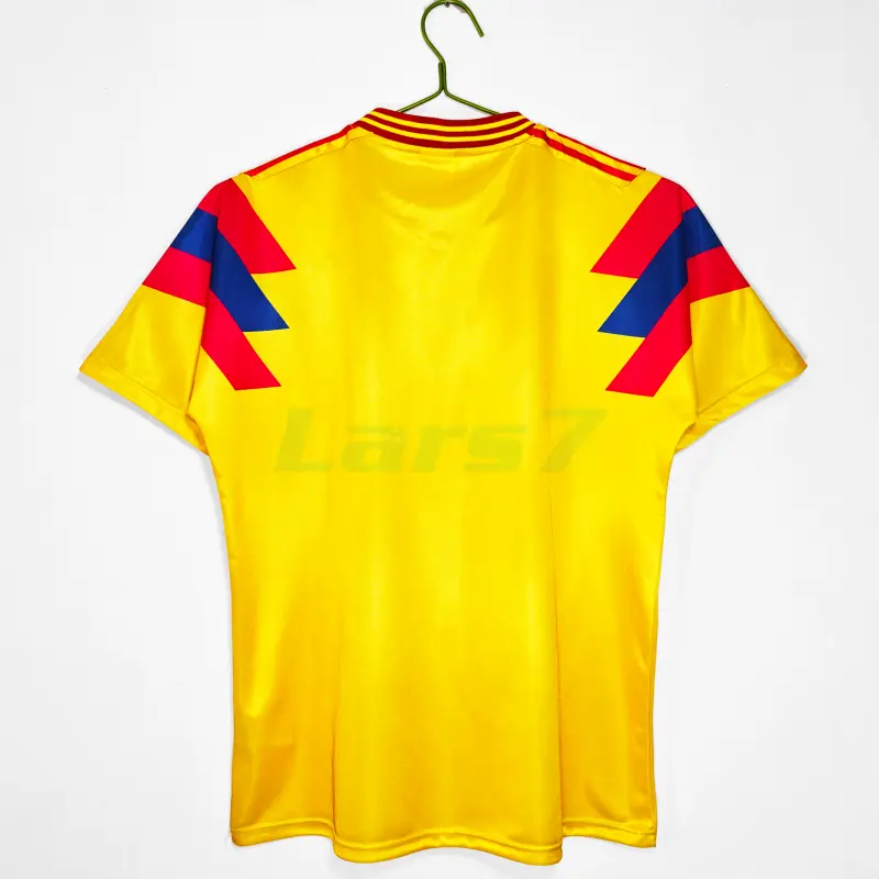 Camiseta Colombia 1ª Equipación Retro 1990 Amarillo Camiseta Colombia 1ª Equipación Retro 1990 Amarillo