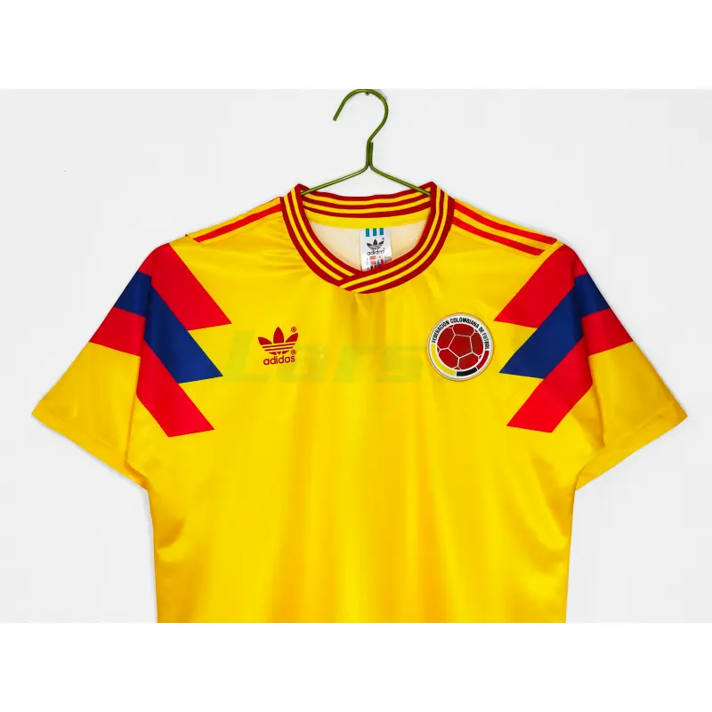 Camiseta Colombia 1ª Equipación Retro 1990 Amarillo Camiseta Colombia 1ª Equipación Retro 1990 Amarillo