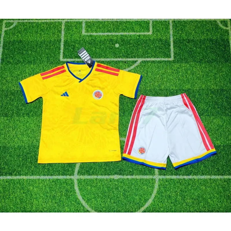 Camiseta Colombia 2026 Amarillo Niño Kit Camiseta Colombia 2026 Amarillo Niño Kit