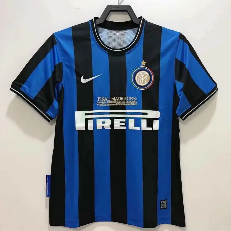 Camiseta Inter de Milan 1ª Equipación Retro 2010 Azul/Negro