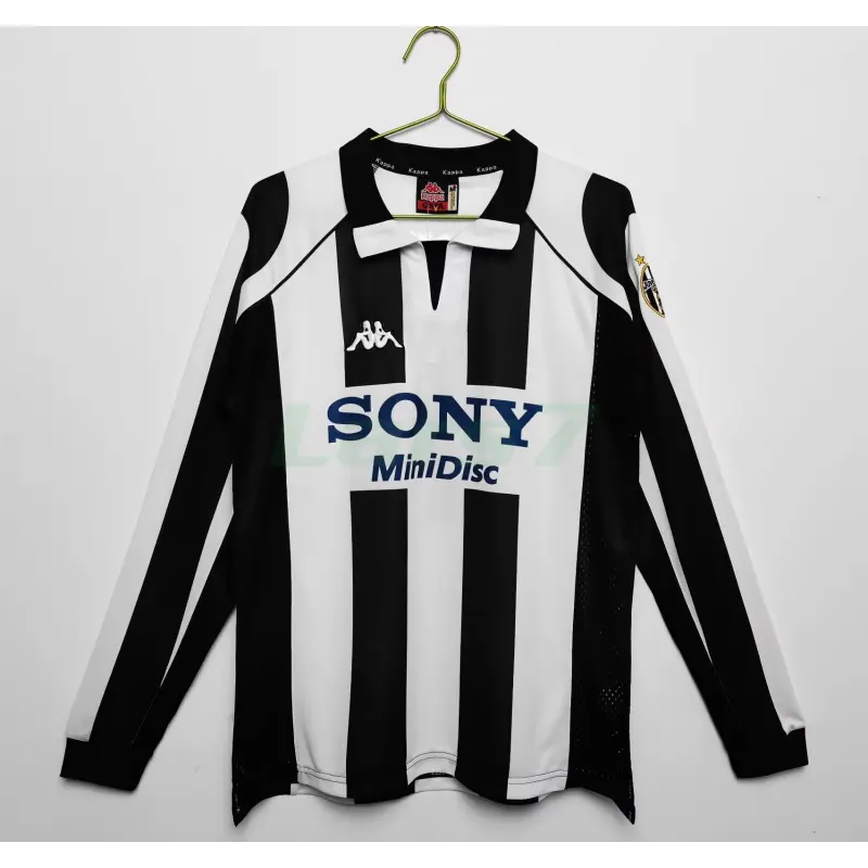 Camiseta Juventus 1ª Equipación Retro 1997/98 ML Blanco/Negro