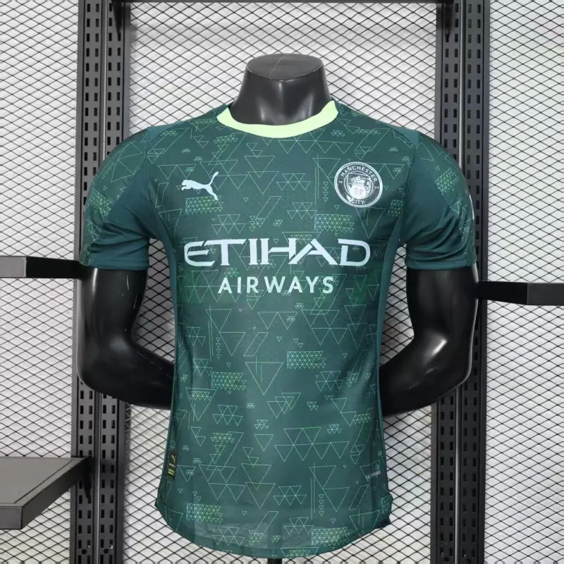 Camiseta Manchester City 4ª Equipación 2025/2026 Verde (EDICIÓN JUGADOR)