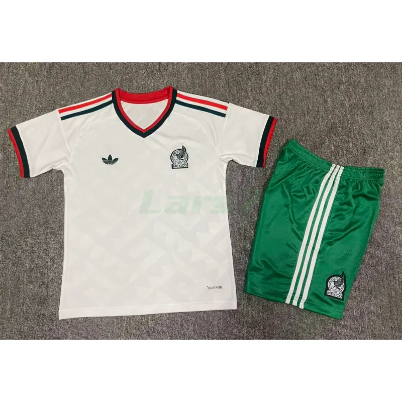 Camiseta México 2026 Blanco Niño Kit