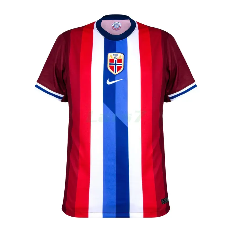 Camiseta Noruega 1ª Equipación 2024 Rojo/Blanco/Azul