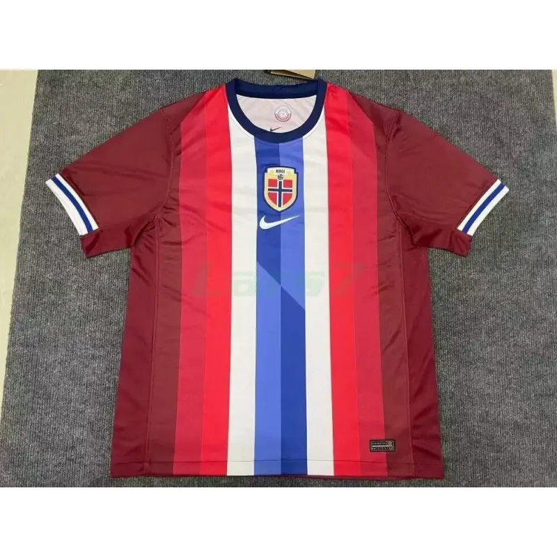 Camiseta Noruega 1ª Equipación 2024 Rojo/Blanco/Azul Camiseta Noruega 1ª Equipación 2024 Rojo/Blanco/Azul