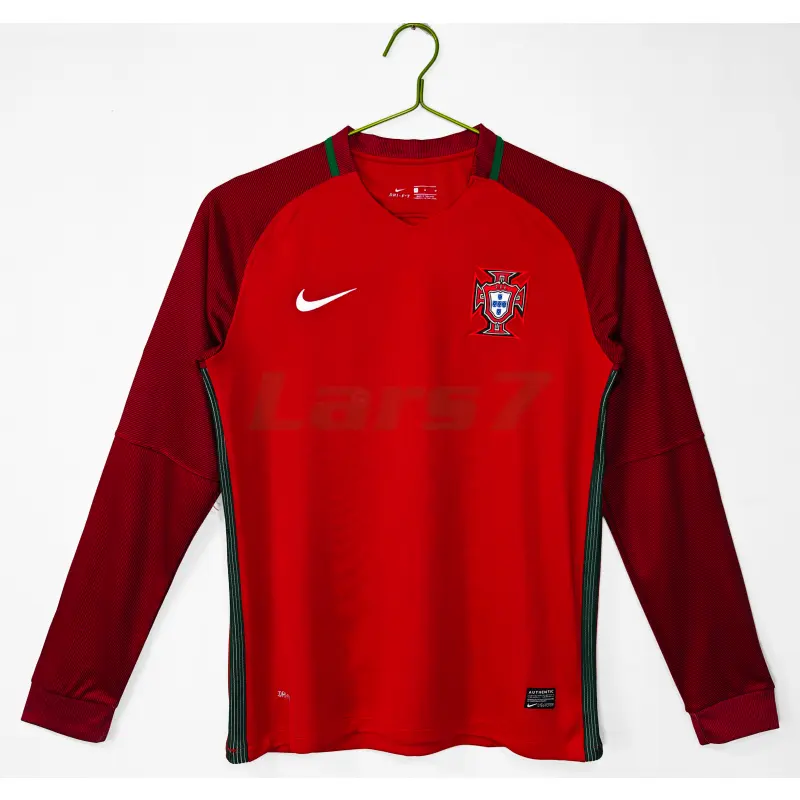 Camiseta Portugal 1ª Equipación Retro 2016 ML Rojo