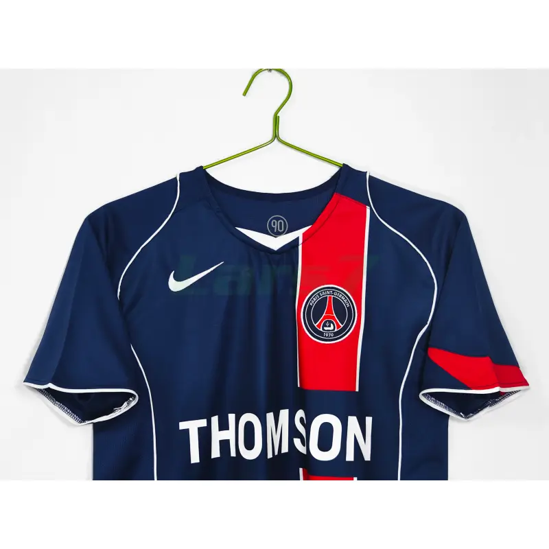 Camiseta PSG 1ª Equipación Retro 2004/05 Azul/Rojo Camiseta PSG 1ª Equipación Retro 2004/05 Azul/Rojo
