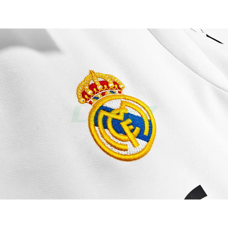 Camiseta Real Madrid 1ª Equipación Retro 2002/03 Blanco con Publicitario Camiseta Real Madrid 1ª Equipación Retro 2002/03 Blanco con Publicitario