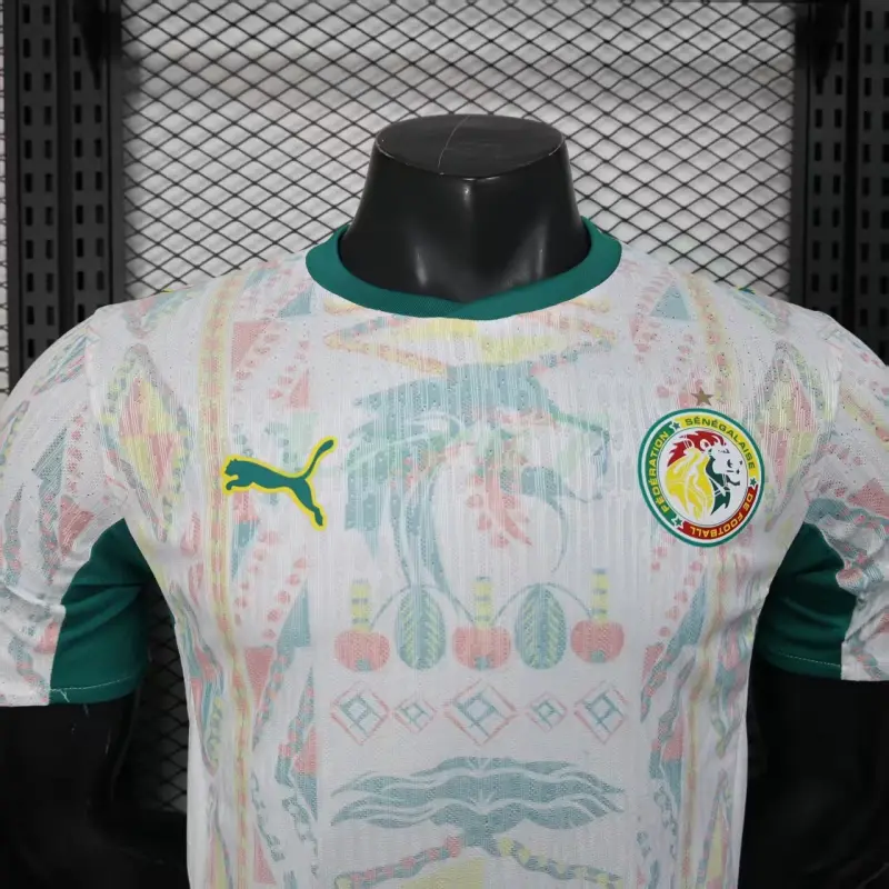 Camiseta Senegal 2026 Blanco (EDICIÓN JUGADOR) Camiseta Senegal 2026 Blanco (EDICIÓN JUGADOR)