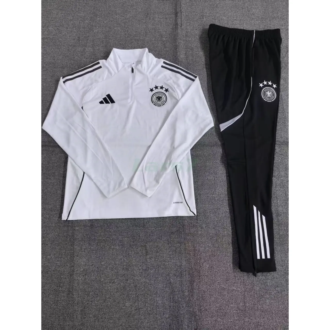 Sudadera De Entrenamiento Alemania 2025 Niño Kit Blanco