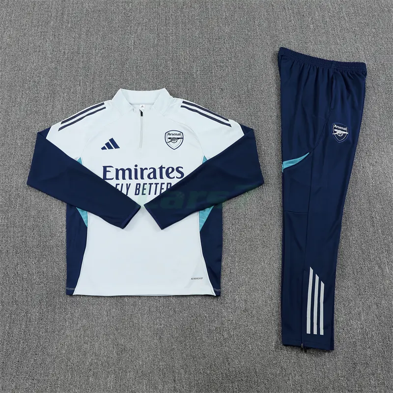 Sudadera De Entrenamiento Arsenal 2025/2026 Kit Azul Claro/Azul Oscuro