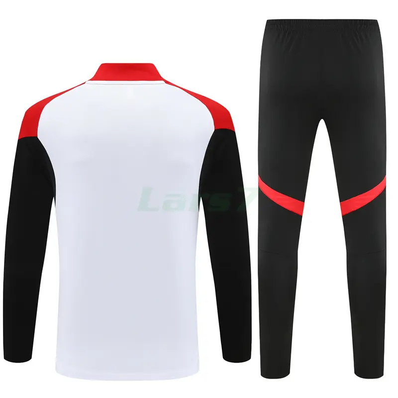 Sudadera De Entrenamiento Arsenal 2025/2026 Kit Blanco/Negro/Rojo