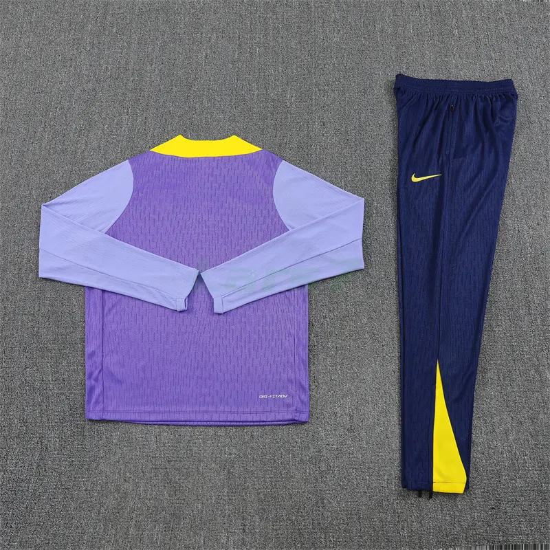 Sudadera De Entrenamiento Atlético de Madrid 2025/2026 Kit Morado/Amarillo (EDICIÓN JUGADOR)