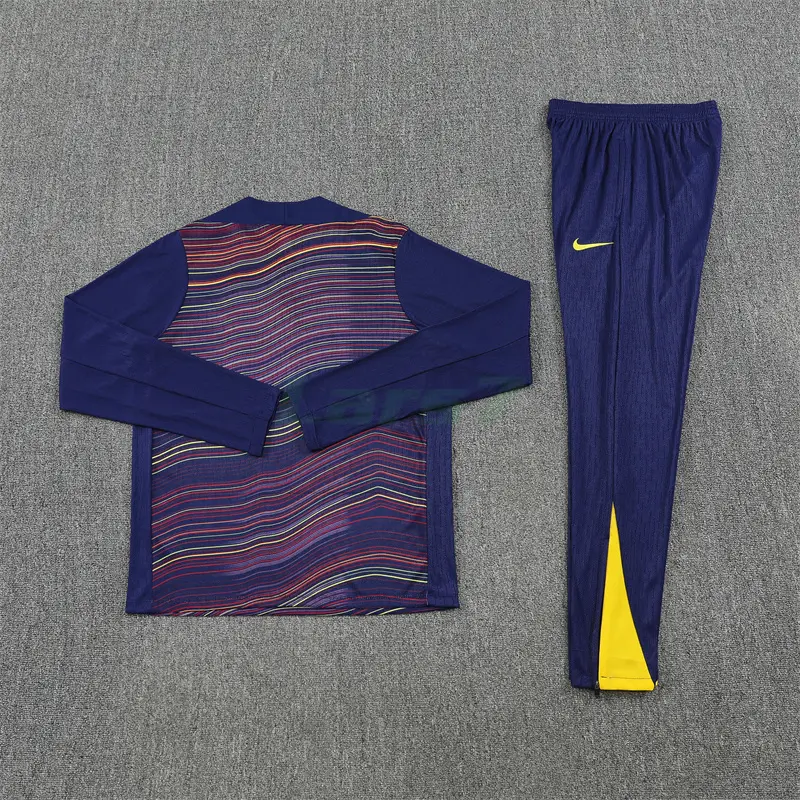 Sudadera De Entrenamiento Barcelona 2025/2026 Kit Azul/Amarillo con Estampado Camuflaje