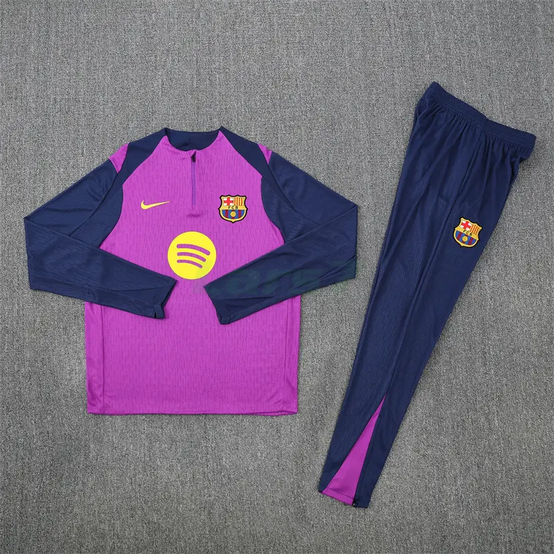 Sudadera De Entrenamiento Barcelona 2025/2026 Kit Morado/Azul (EDICIÓN JUGADOR)