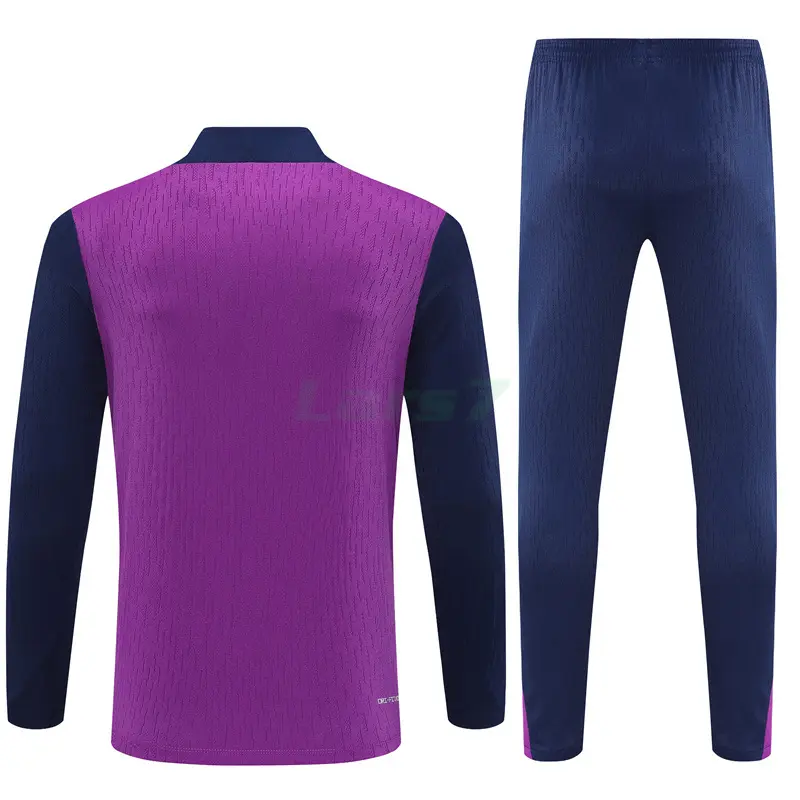 Sudadera De Entrenamiento Barcelona 2025/2026 Niño Kit Morado/Azul (EDICIÓN JUGADOR)