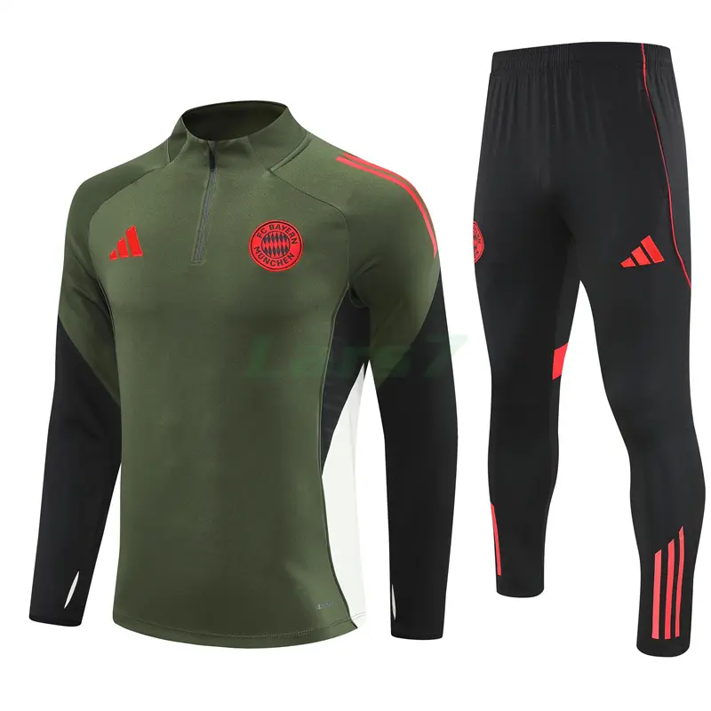 Sudadera De Entrenamiento Bayern Múnich 2025/2026 Kit Verde/Negro