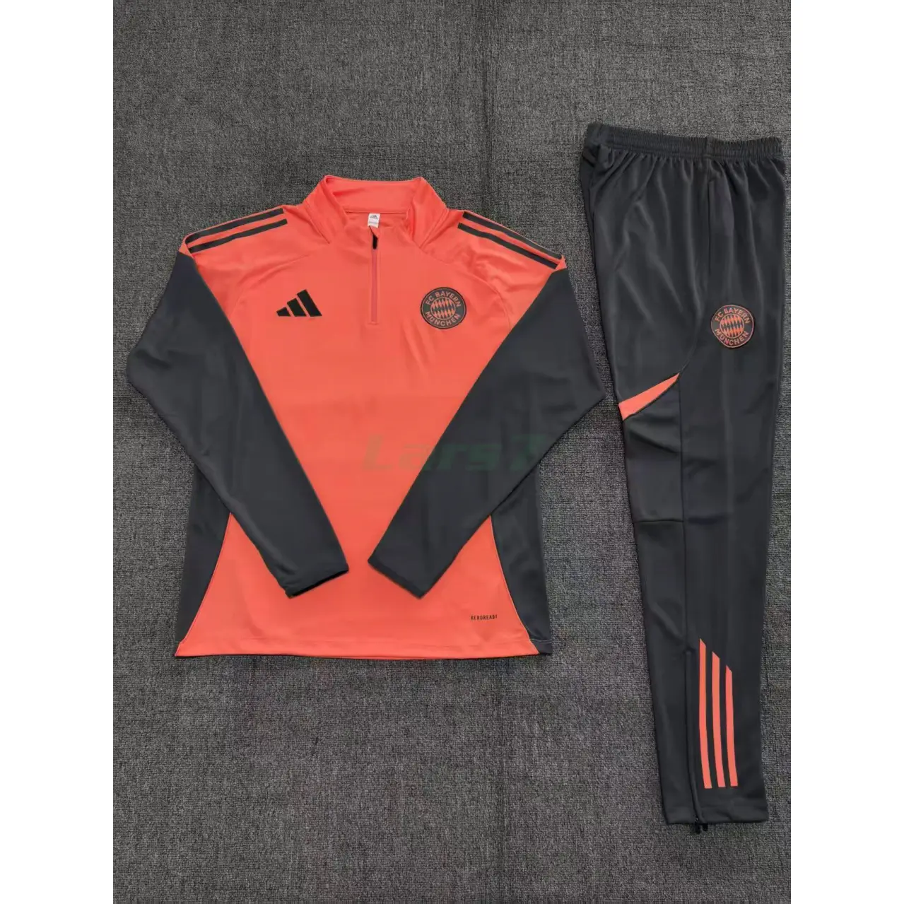Sudadera De Entrenamiento Bayern Múnich 2025/2026 Niño Kit Naranja/Gris