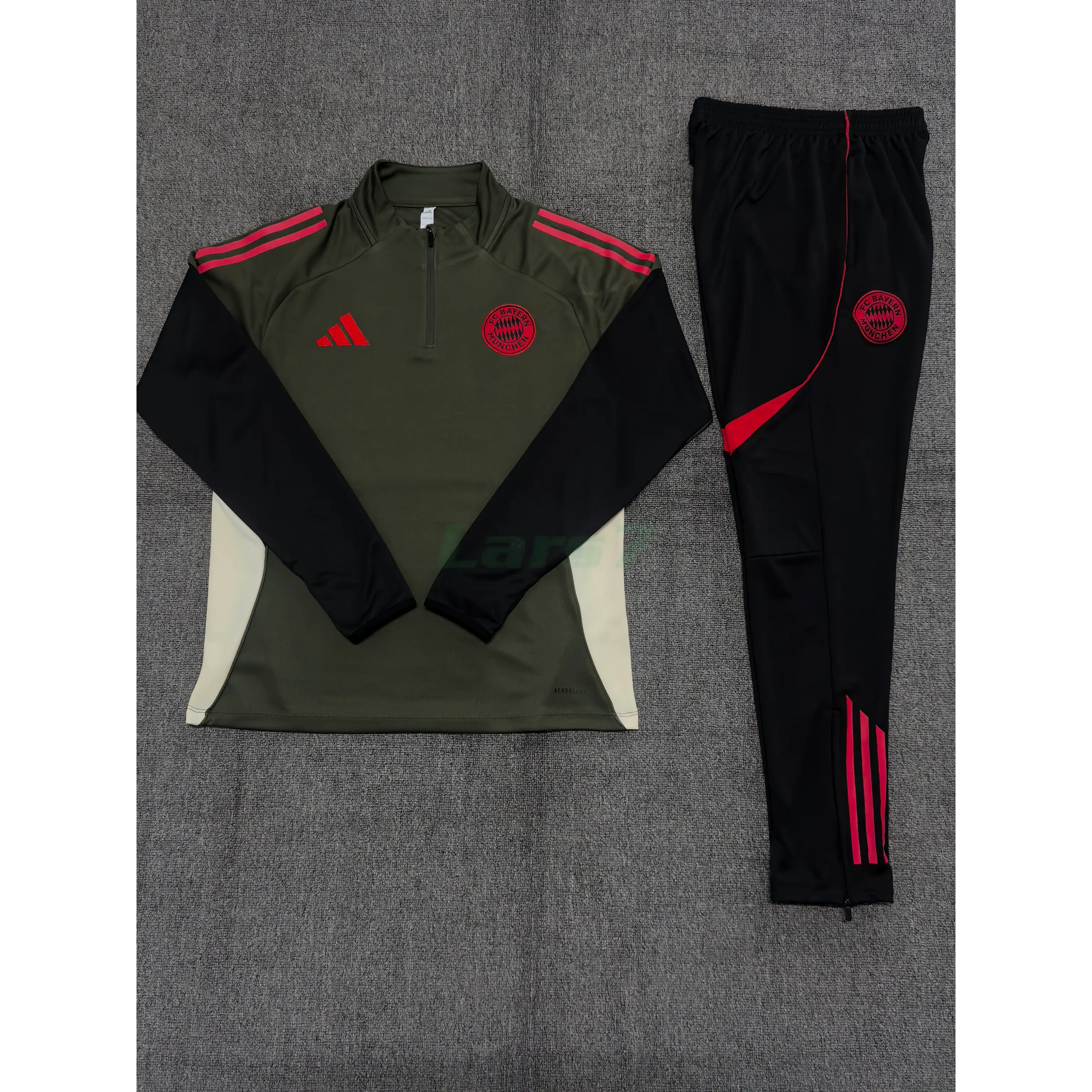 Sudadera De Entrenamiento Bayern Múnich 2025/2026 Niño Kit Verde/Negro