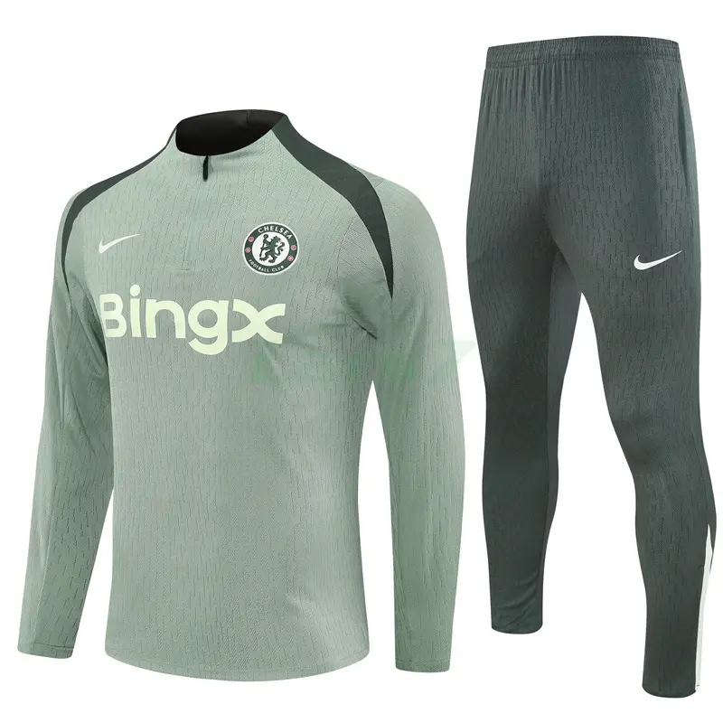 Sudadera De Entrenamiento Chelsea 2025/2026 Kit Verde Claro (EDICIÓN JUGADOR)