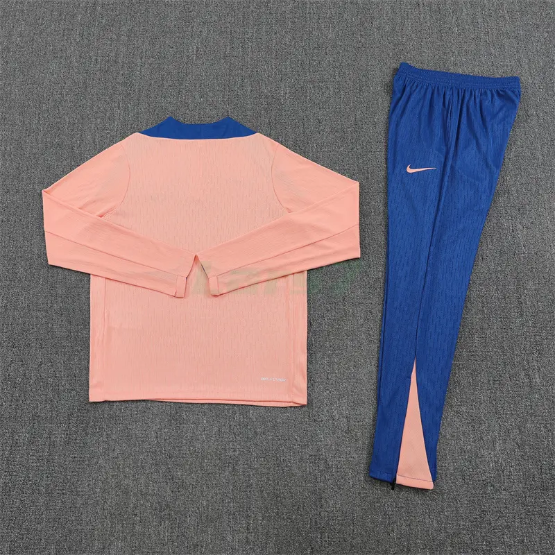 Sudadera De Entrenamiento Francia 2025 Kit Rosa/Azul (EDICIÓN JUGADOR)