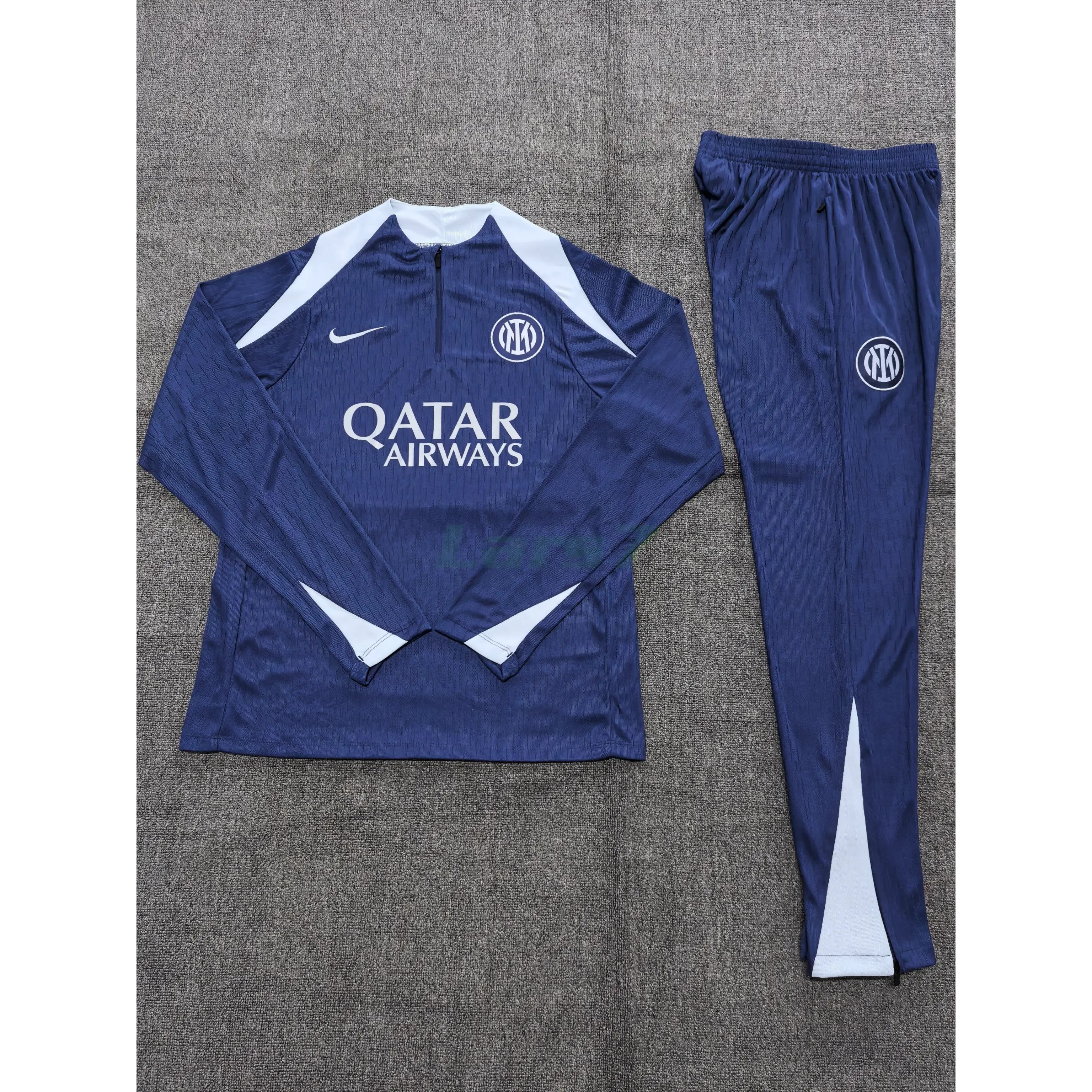 Sudadera De Entrenamiento Inter de Milan 2025/2026 Niño Kit Azul (EDICIÓN JUGADOR)