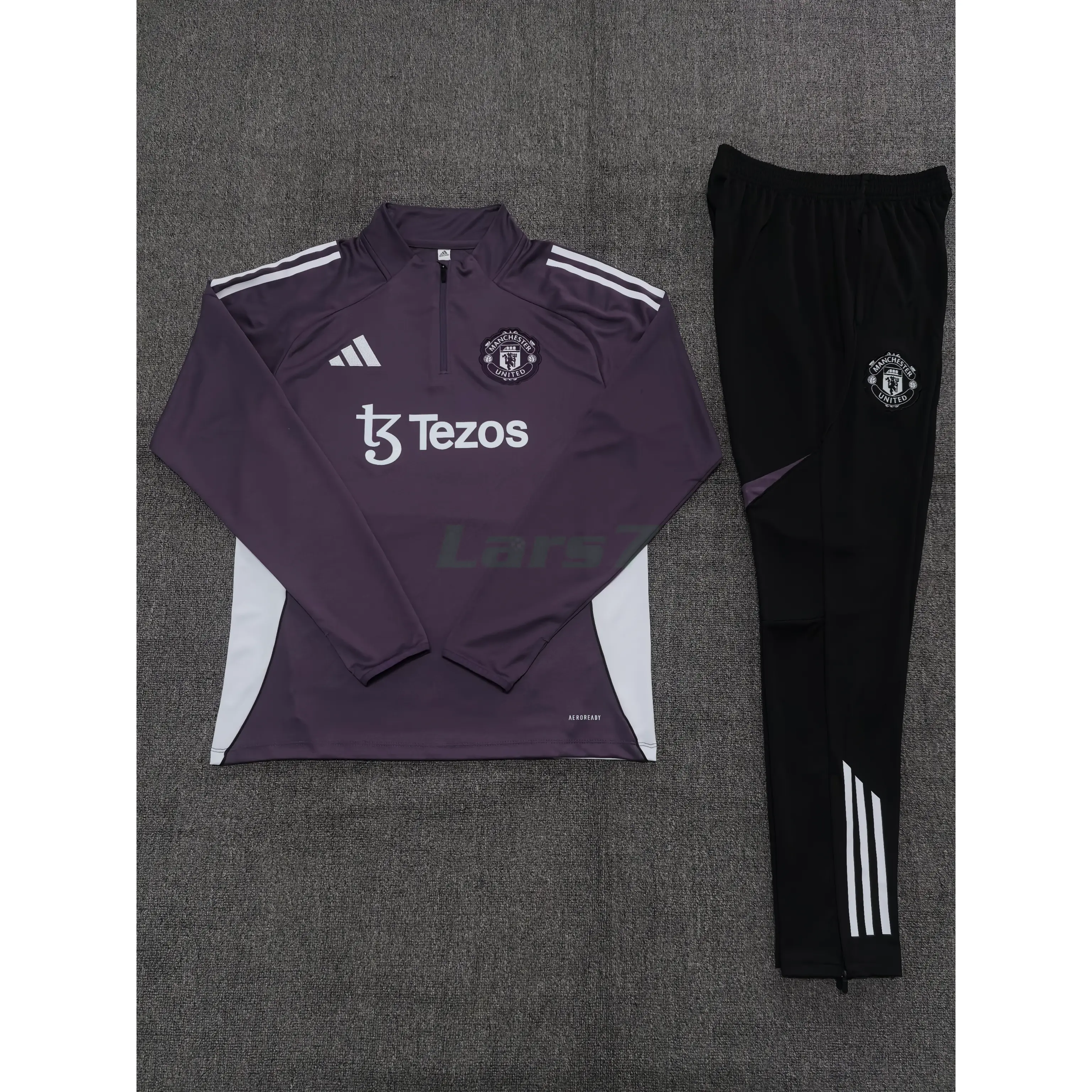 Sudadera De Entrenamiento Manchester United 2025/2026 Niño Kit Morado