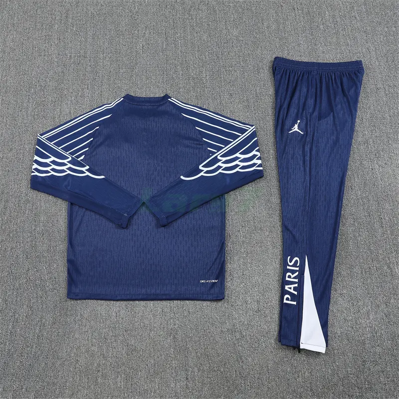 Sudadera De Entrenamiento PSG 2025/2026 Kit Azul Marino Edición UCL