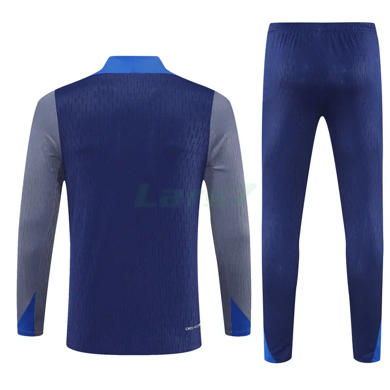 Sudadera De Entrenamiento PSG 2025/2026 Kit Azul Marino/Gris (EDICIÓN JUGADOR)