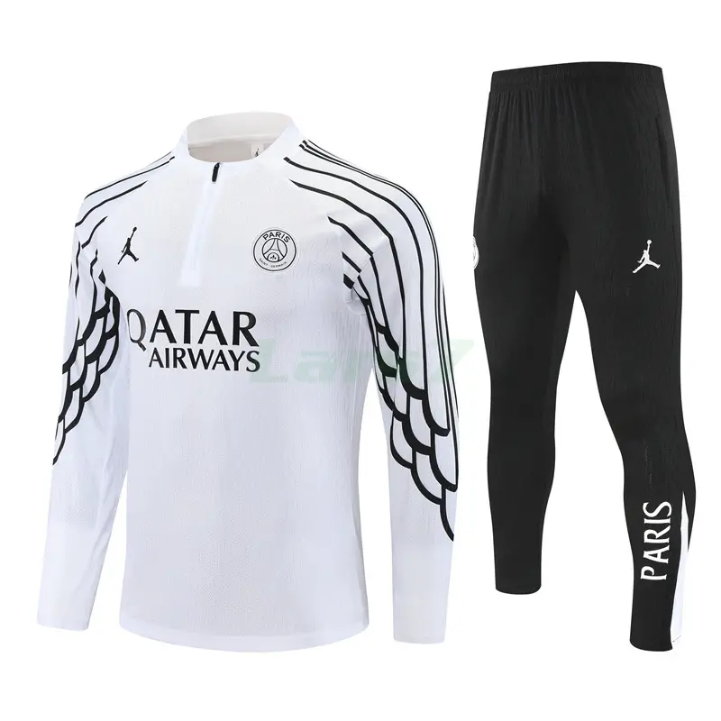 Sudadera De Entrenamiento PSG 2025/2026 Kit Blanco Edición UCL