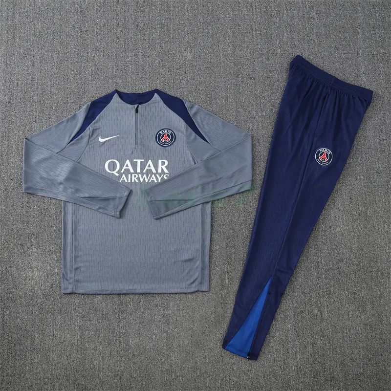 Sudadera De Entrenamiento PSG 2025/2026 Kit Gris (EDICIÓN JUGADOR)