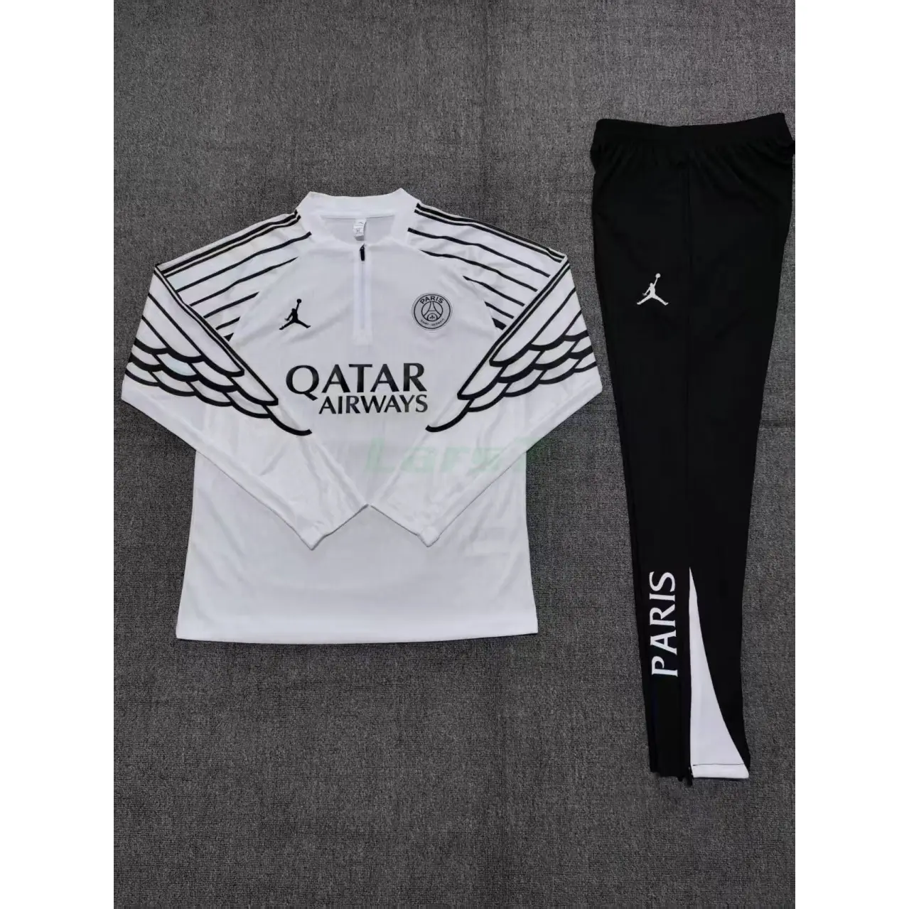 Sudadera De Entrenamiento PSG 2025/2026 Niño Kit Blanco Edición UCL