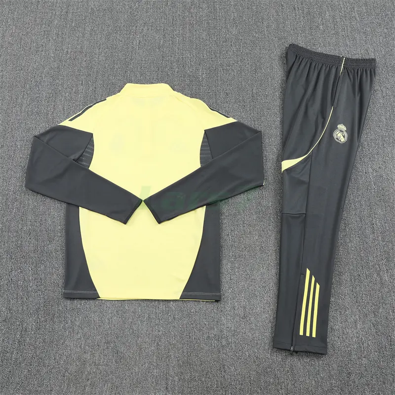 Sudadera De Entrenamiento Real Madrid 2025/2026 Kit Amarillo/Gris Oscuro
