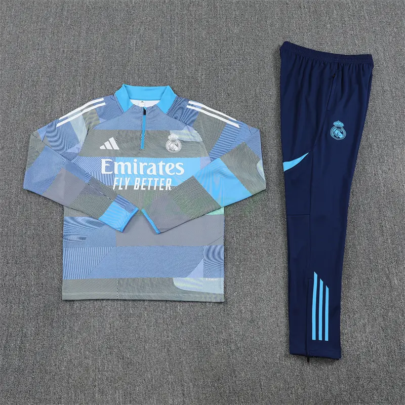 Sudadera De Entrenamiento Real Madrid 2025/2026 Kit Azul con Estampado Camuflaje
