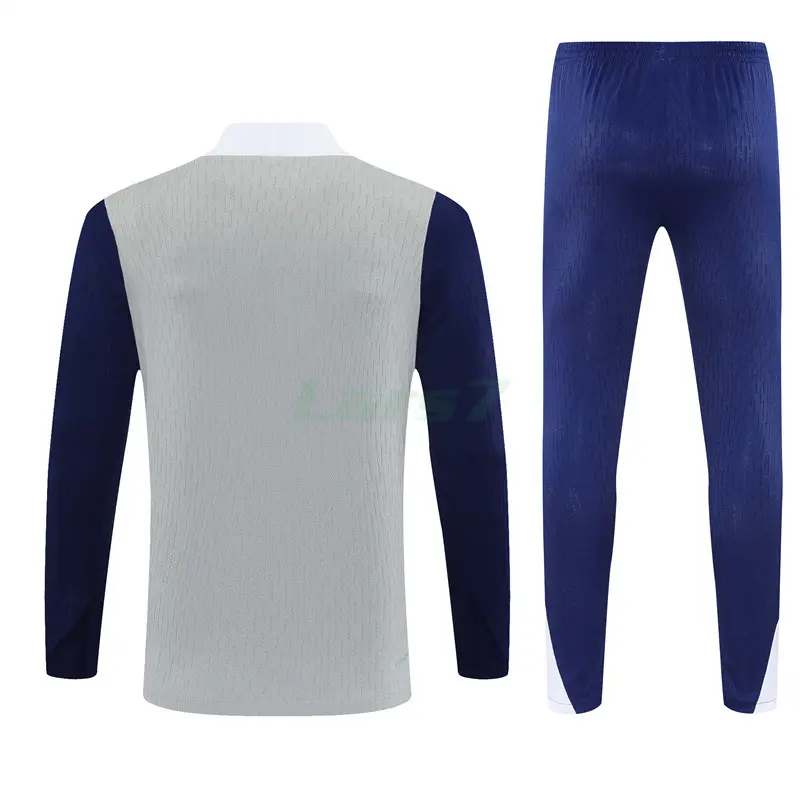 Sudadera De Entrenamiento Tottenham Hotspur 2025/2026 Niño Kit Gris/Azul (EDICIÓN JUGADOR)