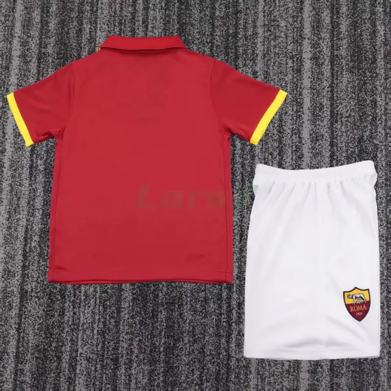 Camiseta AS Roma 1ª Equipación Retro 2014/15 Rojo Niño Kit