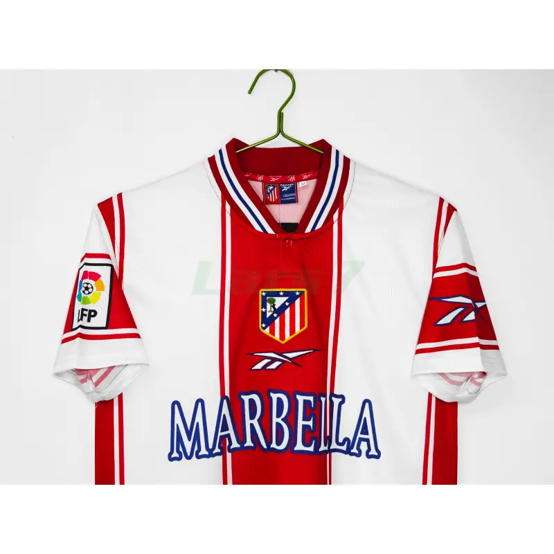 Camiseta Atletico de Madrid 1ª Equipación Retro 1999/00 Blanco/Rojo