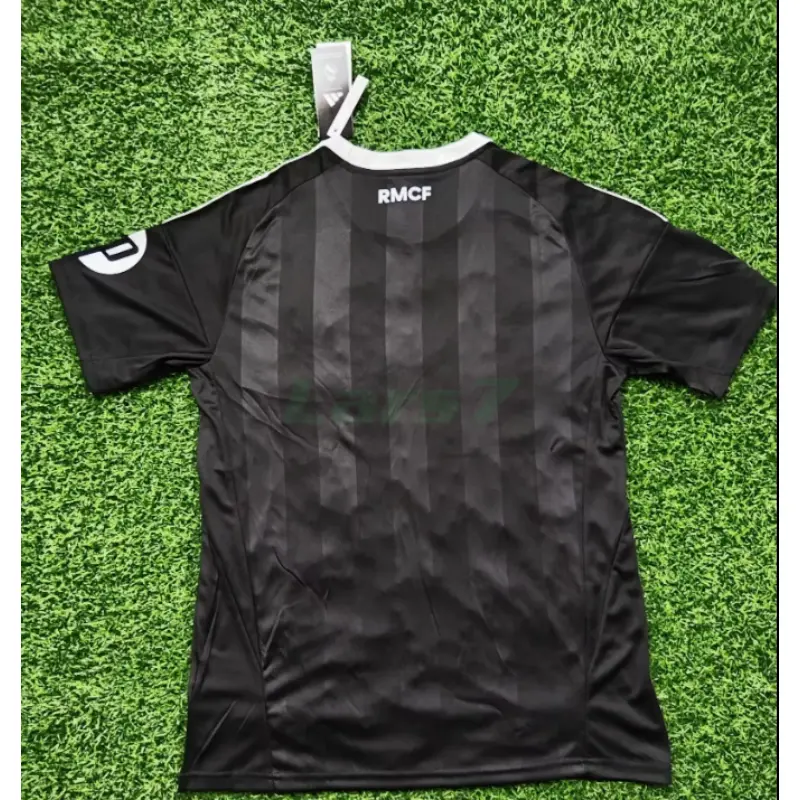 Camiseta de Portero Real Madrid 2025/2026 Negro/Blanco con Parche HP