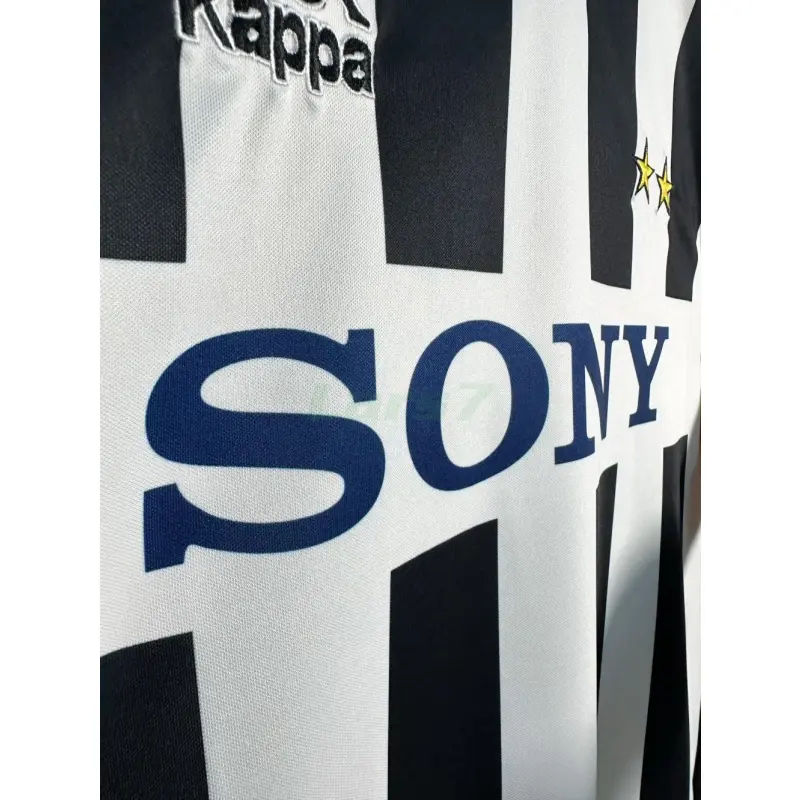 Camiseta Juventus 1ª Equipación Retro 1995/97 ML Blanco/Negro