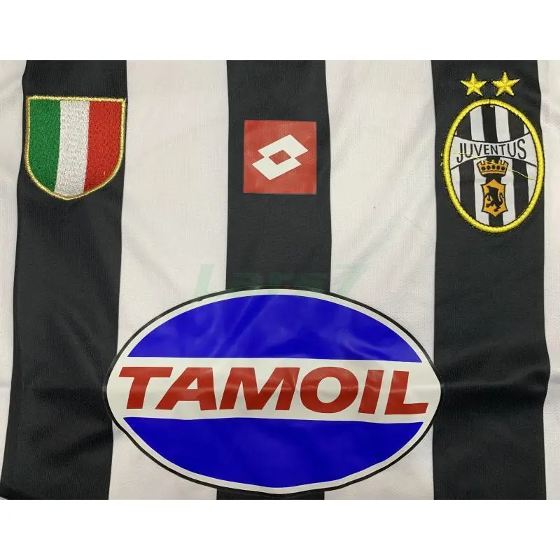 Camiseta Juventus 1ª Equipación Retro 2002/03 Blanco/Negro