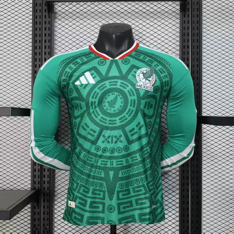 Camiseta México 2026 ML Verde (EDICIÓN JUGADOR)