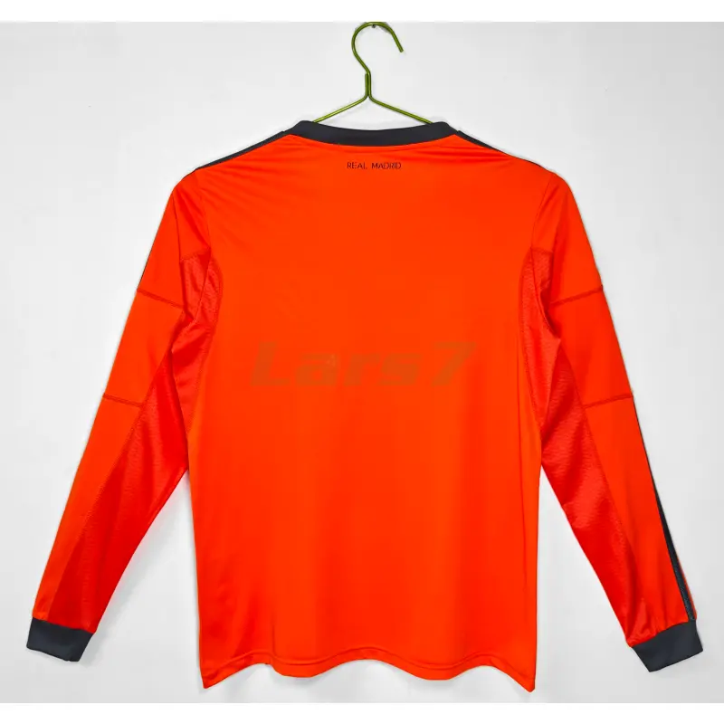 Camiseta Real Madrid 3ª Equipación Retro 2013/14 ML Naranja